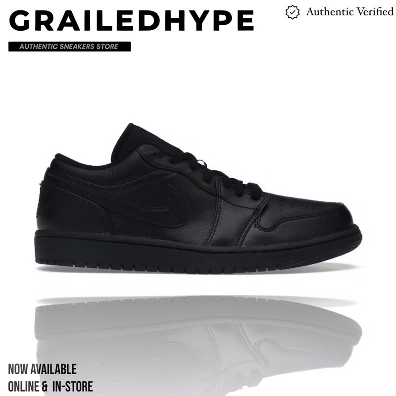 Air Jordan 1 Low Triple Black 2022 (100% Original)