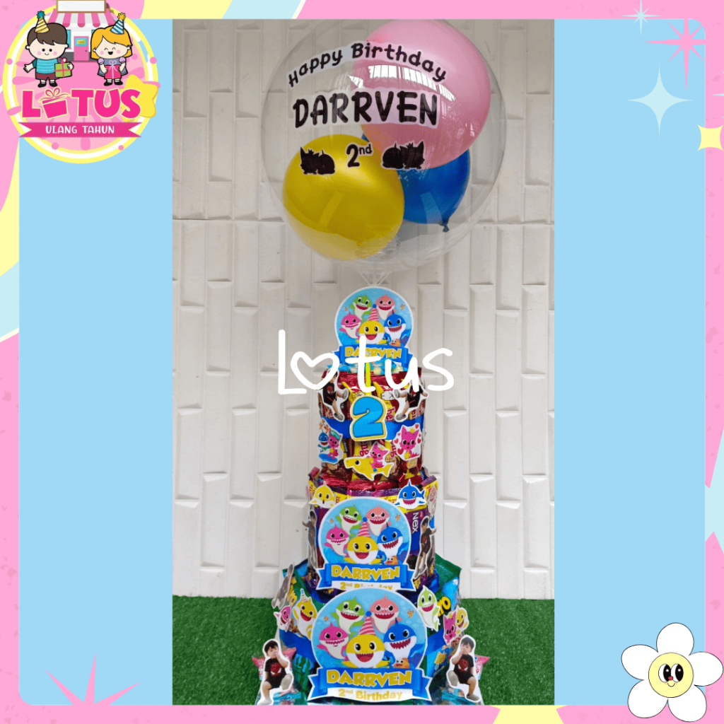 Snack Tart Balon PVC / Snack Tart Balon / Snack Tart Balon Ulang Tahun