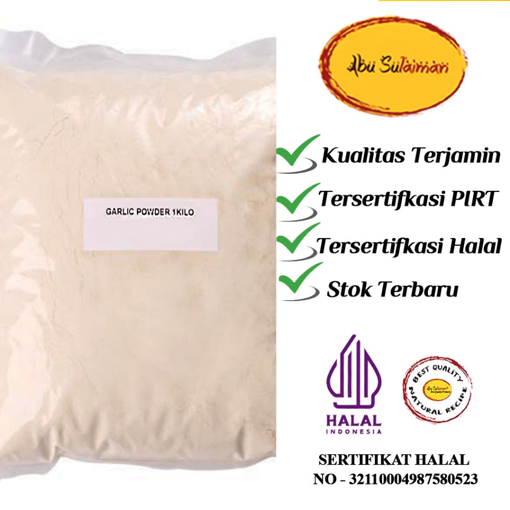 

GARLIC POWDER 250 GR / BAWANG PUTIH BUBUK 250 GR / BAWANG PUTIH BUBUK PREMIUM 250 GR