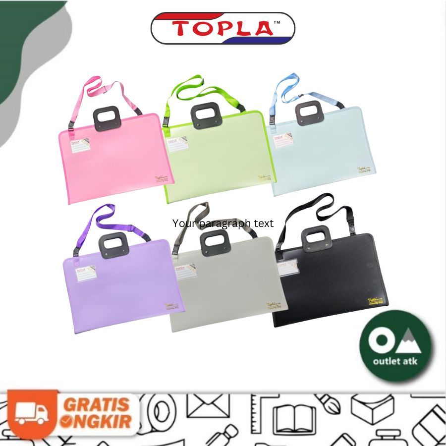 

Mi Topla Art Drawing Bag A3 - Tas Buku Gambar Portfolio