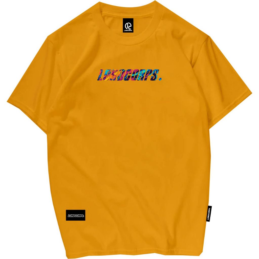 Kaos distro pakaian pria wanita 100% Original distro lordcorps art Livi T-shirt Kuning