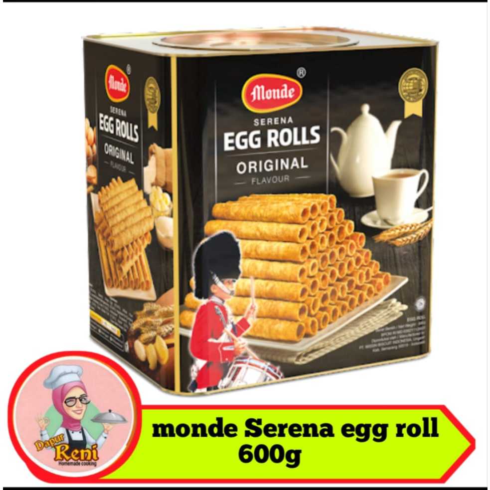 

Monde serena egg roll kemasan kaleng 600 gram/kue lebaran