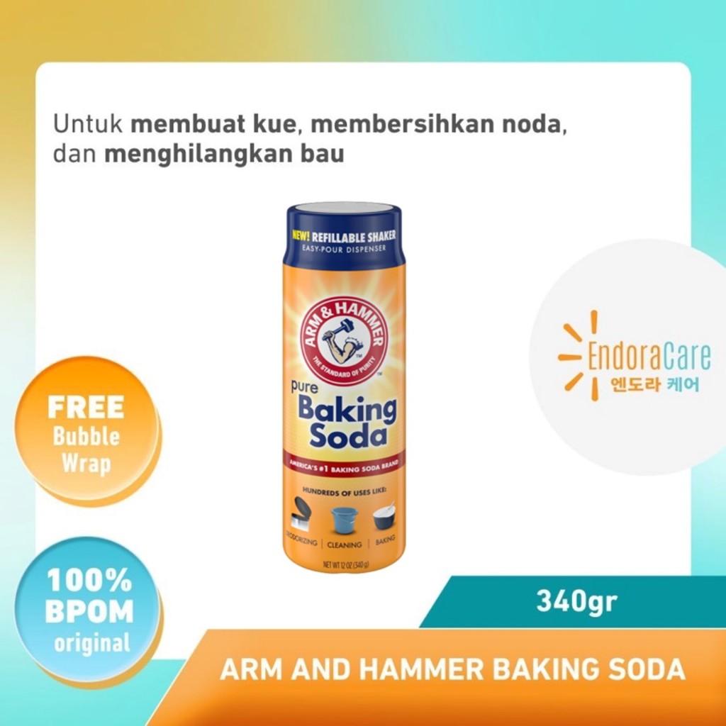 

Arm And Hammer Pure Baking Soda Shaker - Kemasan Botol 340gr