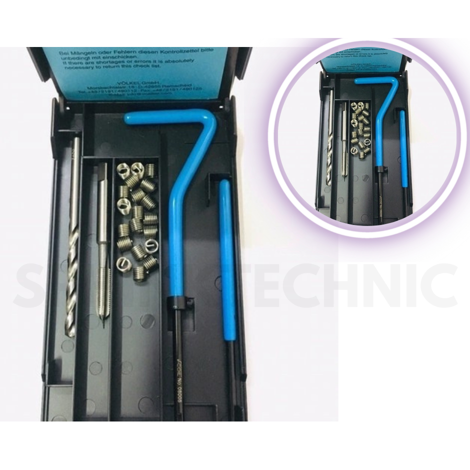 Tap Recoil Set VOLKEL M20 x 2.5 Tap Repair Drat Rusak Recoil Tap ASLI