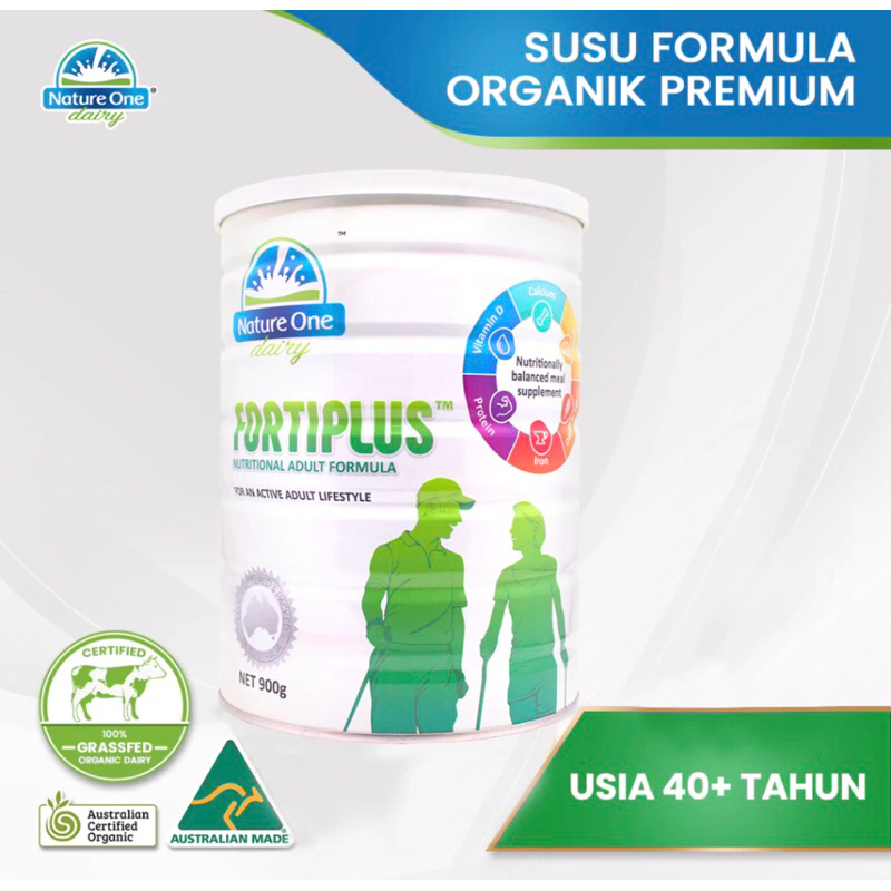 

Nature One Dairy Fortiplus Susu Bubuk Dewasa 900gr - Kesehatan Otak, Otot, Tulang Orang Tua