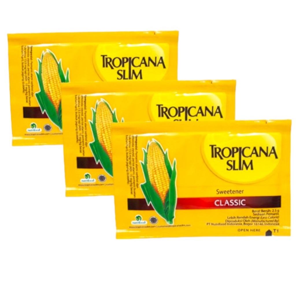 

Gula jagung Tropicana Slim tropicanaslim diabtx stevia classic stick asli diabetes sachet satuan