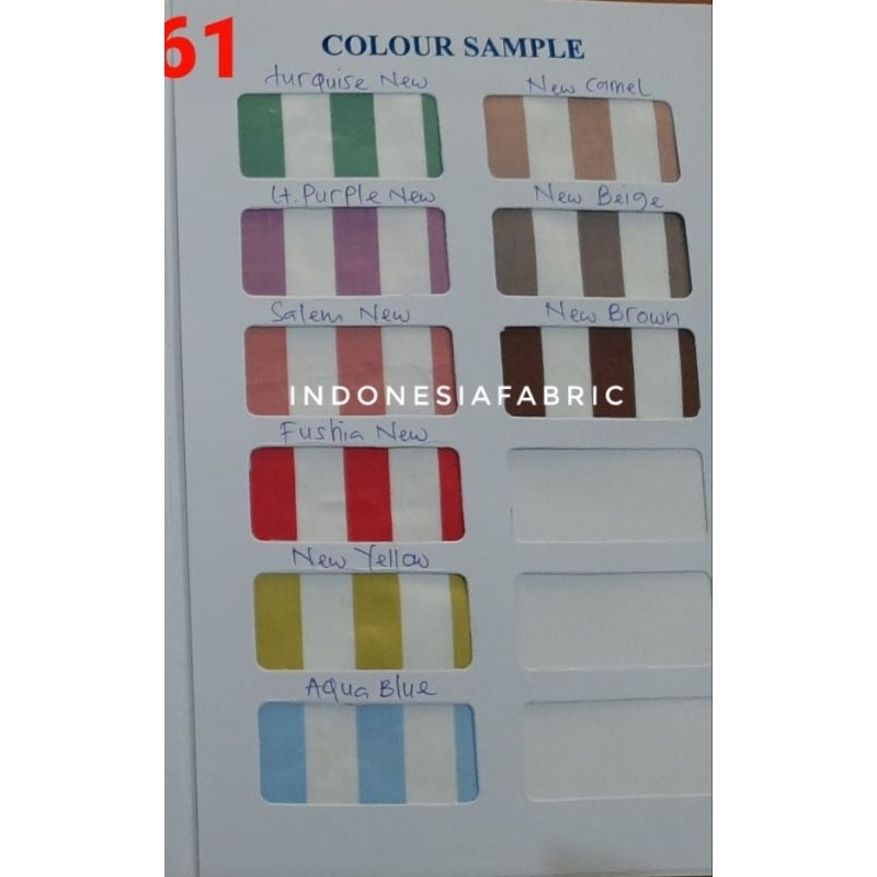 Kain Katun Jepang motif Salur Besar tokai senko japan cotton 961 bahan gamis tunik mukena piyama das