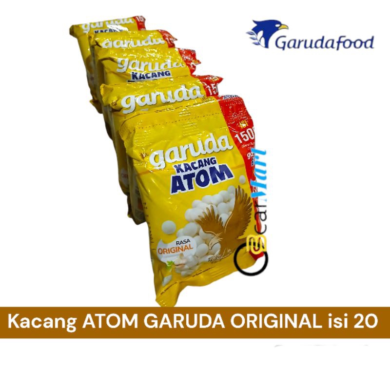 

[GSV] Snack KACANG ATOM GARUDA ORIGINAL 20g isi 20