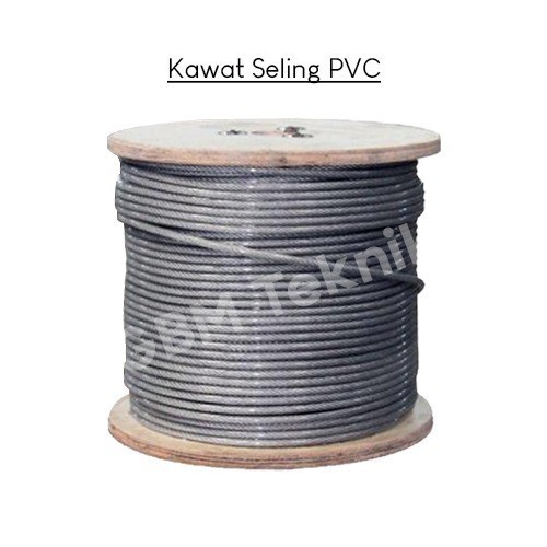 Kawat Seling Galvanis Lapis PVC 1.5x2MM / Wire Rope PVC 1.5x2MM