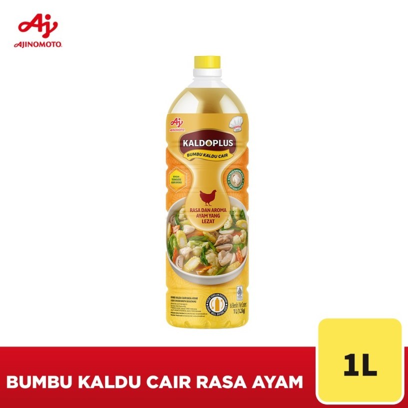 

KALDOPLUS Bumbu Kaldu Cair Rasa Ayam 1 L - Chicken Liquid Broth 1 Liter