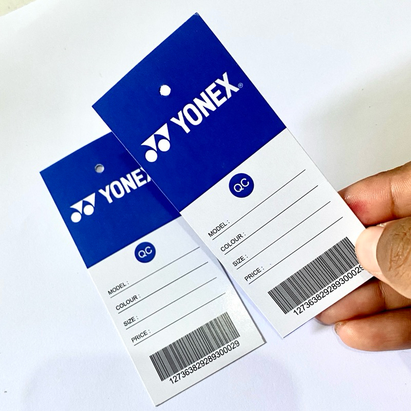 

HANGTAG YONEX // TAG LABEL YONEX // HANGTAG BAJU