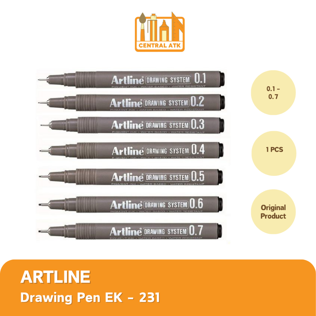 

BOLPEN MENGGAMBAR | DRAWING PEN EK-231 ARTLINE