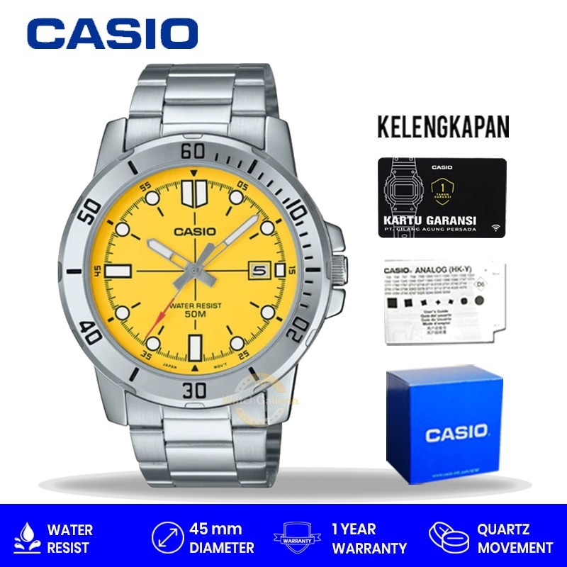 Jam Tangan Pria Casio General MTP-VD01D-9EVDF MTP-VD01D-9E MTP-VD01D Original Resmi