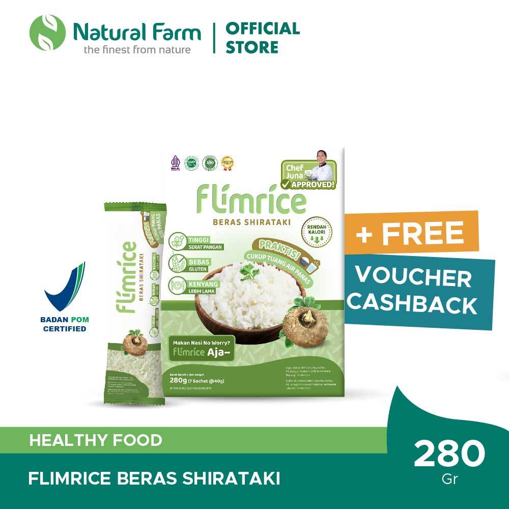 

Flimrice Beras Shirataki - 280gr