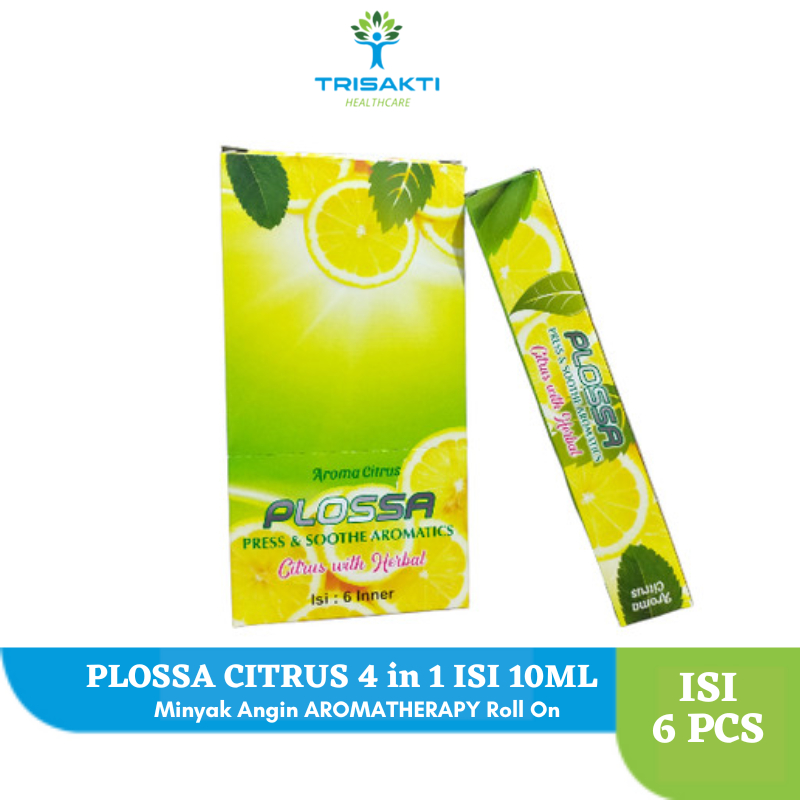 Plossa Minyak Angin Aromatherapy Citrus ISI 6 PCS