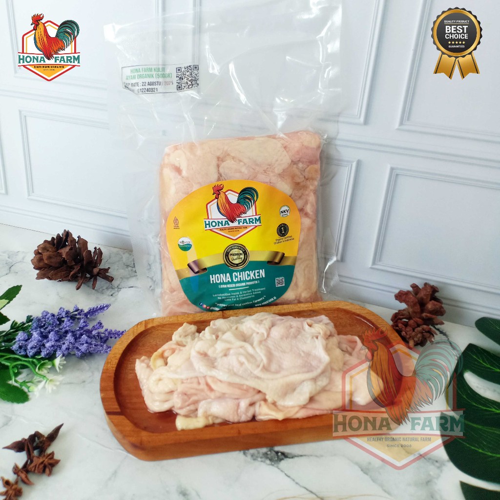 

Hona Farm Kulit Ayam Organik Probiotik (500gr)