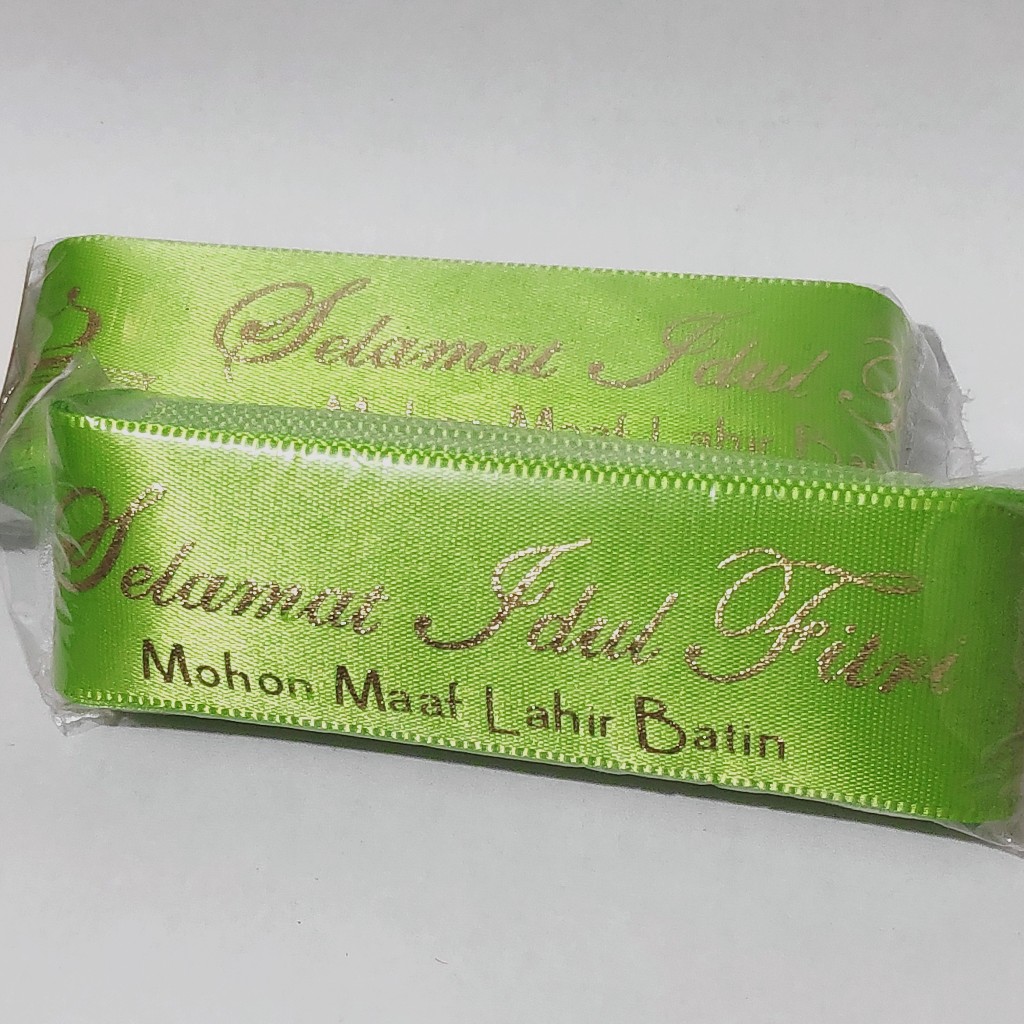 

TOKO ANQA-Pita Satin Idul Fitri 1in - 2.54cm (WAJIB KELIPATAN 5)