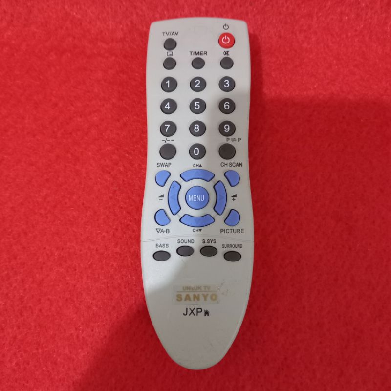 Remote TV Tabung SANYO . Remote TV .