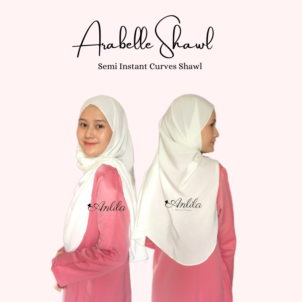 Arabelle Shawl | Pashmina Curve | Pashmina Oval | Curve Shawl