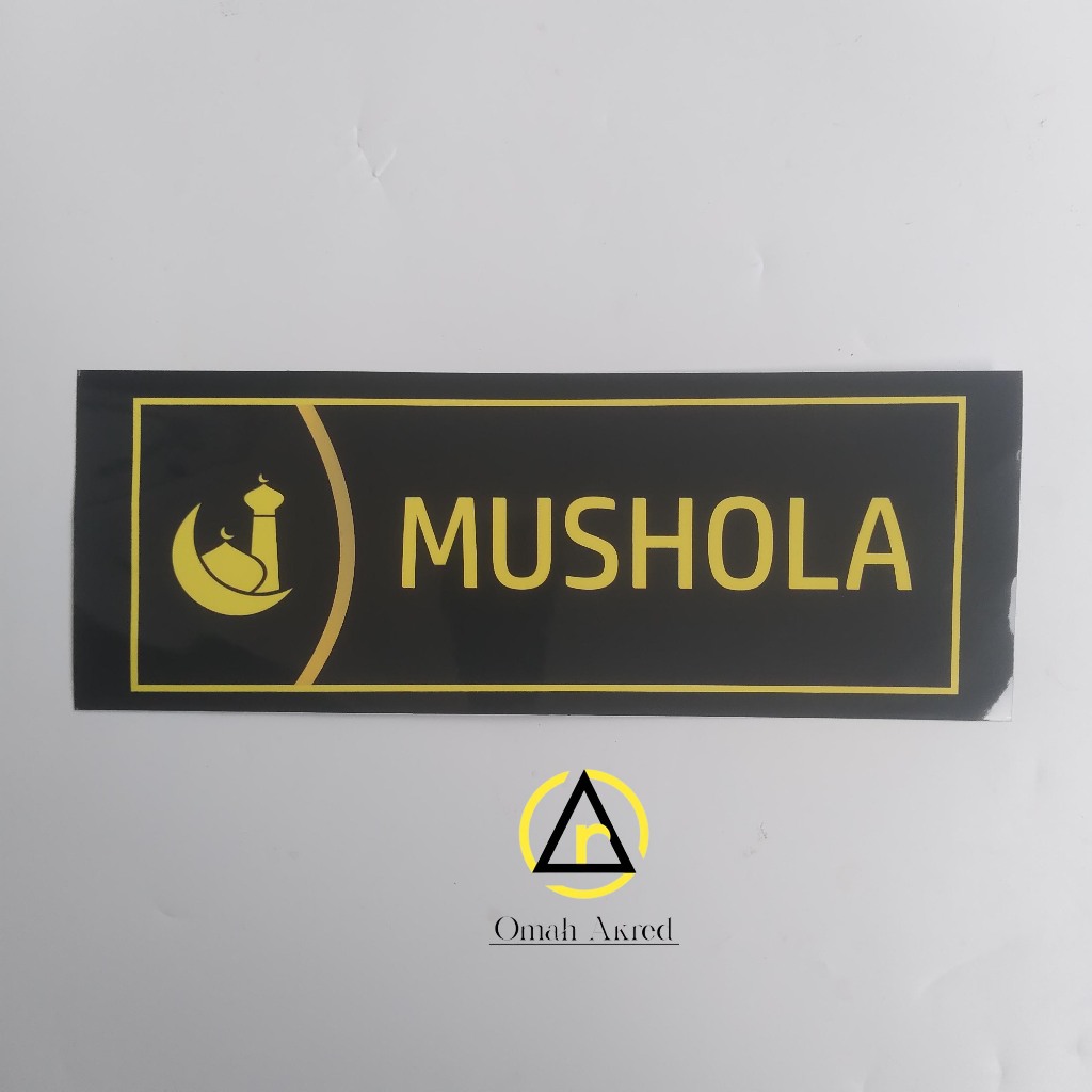 

Stiker Mushola - Stiker Masjid - Tempat Ibadah