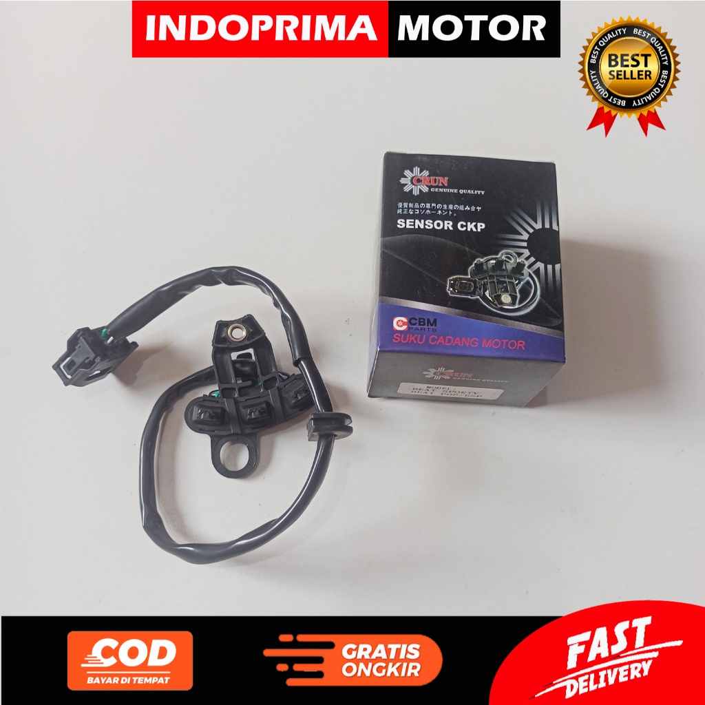 CRUN sensor CKP honda beat fi. beat pop. scoopy dan spacy fi setara asli AHM