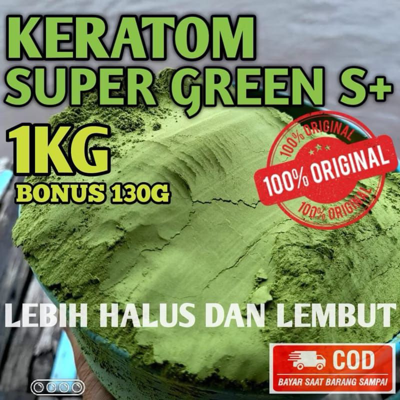 

( GRATIS 130 GRAM ) BUBUK SUPER HIJAU ASLI KALIMANTAN