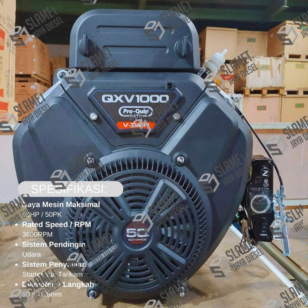 Engine TwinTurbo Pro-Quip QXV1000 - 50HP