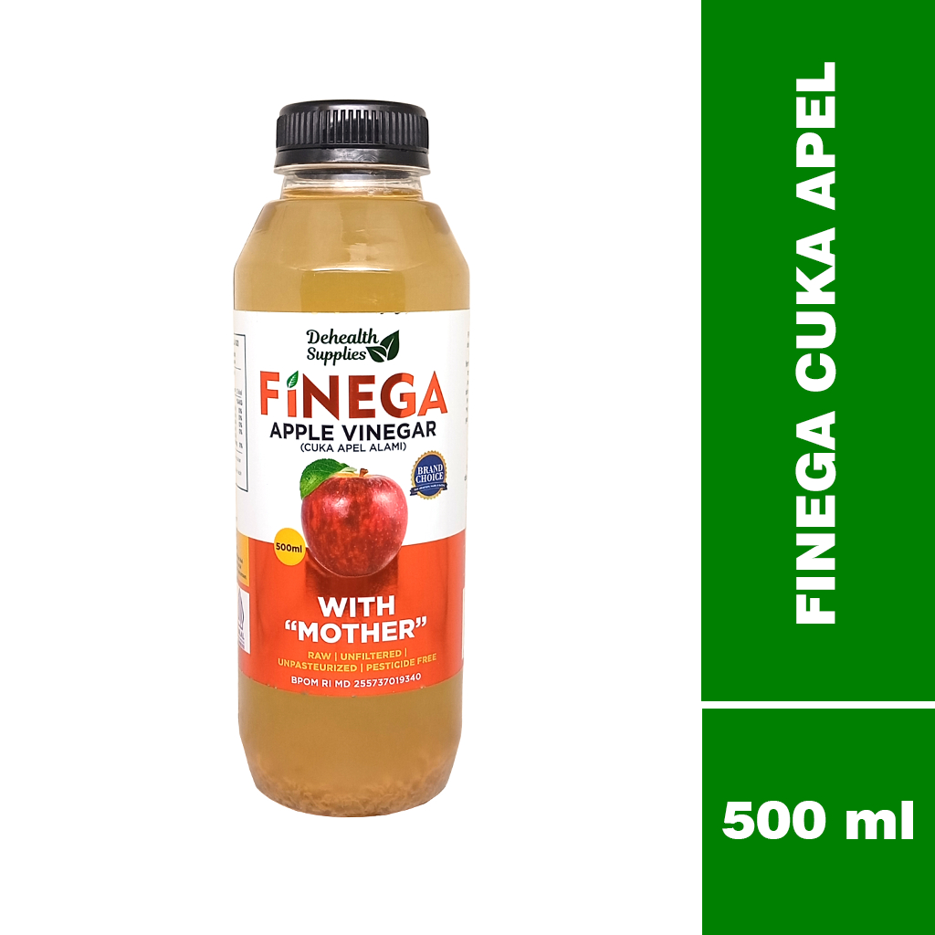 

DEHEALTH SUPPLIES FINEGA CUKA APEL (500 ml) - BOTOL PLASTIK - APPLE CIDER VINEGAR