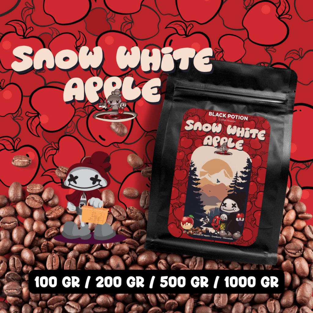 

Snow White Coffee Roasted Coffee Beans Specialty Biji kopi BLACK POTION