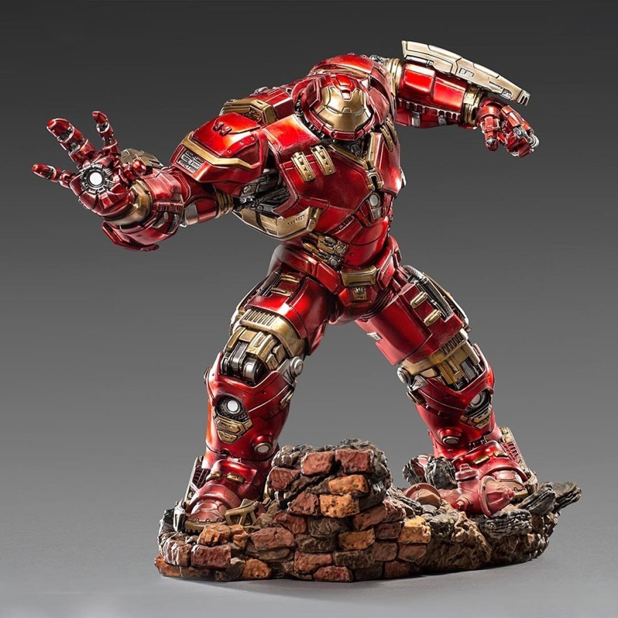Koleksi Statue Action Figure Iron Man Hulkbuster Superhero Icons A254
