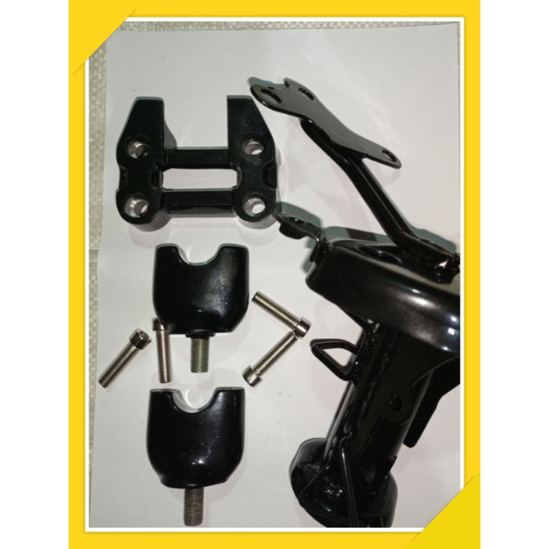 dudukan stang beat street 2006-2020 komplit bonus baud