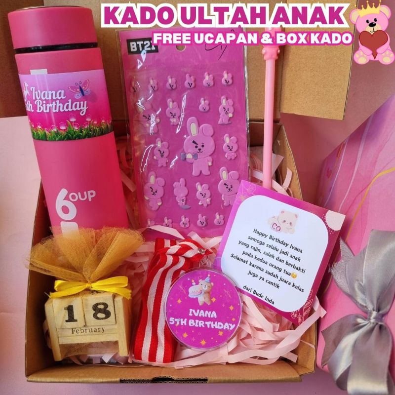 Souvenir Ulang Tahun Anak / Hampers Ultah Anak Cewek / Kado Anak Perempuan ( MAI )