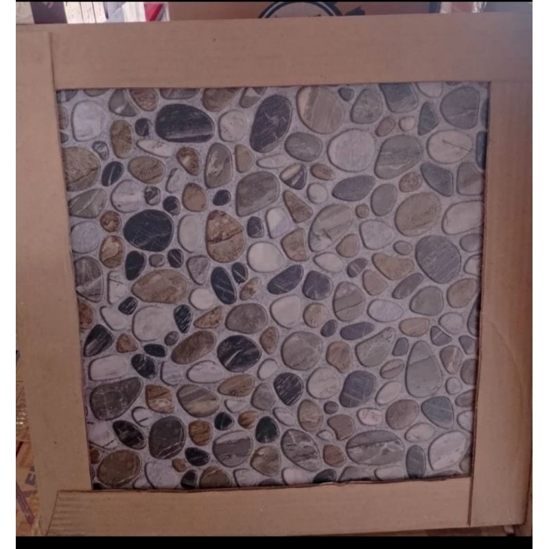 Keramik Motif Batu Alam