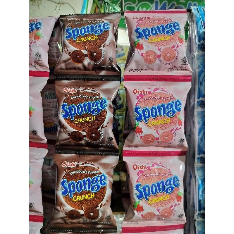 

Snack Oishi Sponge Crunch | 1Renceng isi 10Pcs