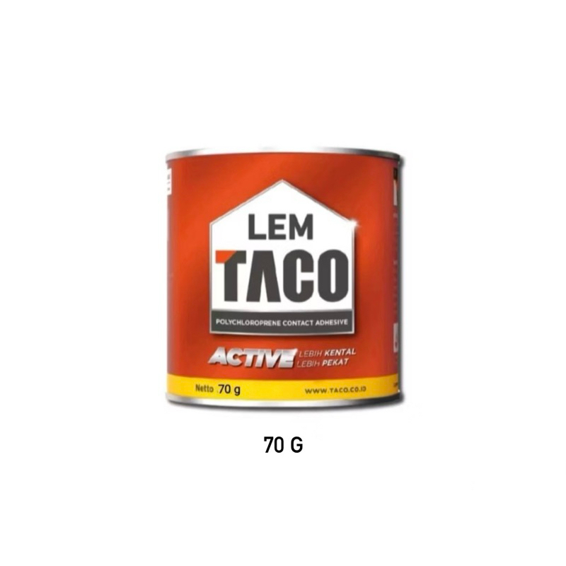 

Lem Kuning TACO Kaleng 70 gr