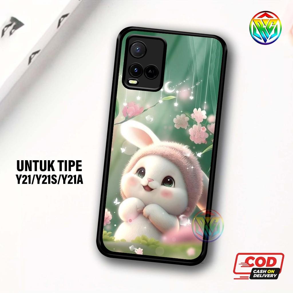 Real Case Vivo Y21/Y21S/Y21A Terbaru Case kilau - New Case Glossy casing Hp Vivo Y21/Y21S/Y21A [Moti