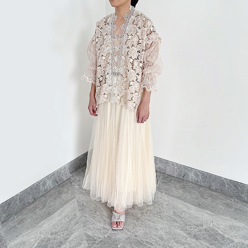 Sewa Kina Atelier - Bloom Outer Nude Set