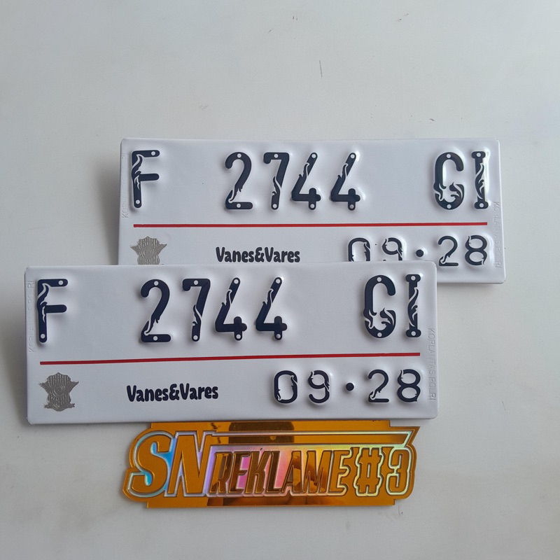 PLAT NOMOR MOTOR MODEL TERBARU PUTIH MODIF MURAH, PLAT KEREN, VARIASI PLAT PREMIUM, PLAT VARIASI PAL