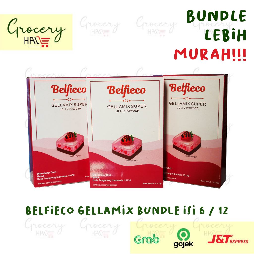 

[ HARGA BUNDLE ] BELFIECO GELLAMIX POWDER 8 X 11 GRAM