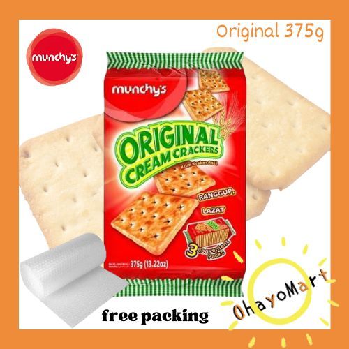 

Munchys Original Cream Crackers / Munchys Krekers Krim Asli 375grm