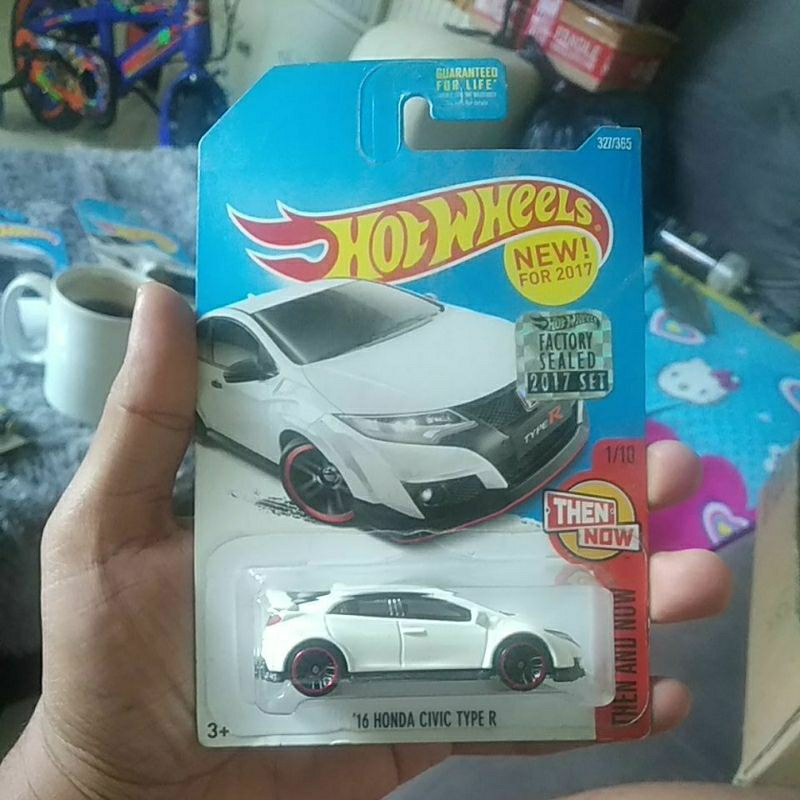Hot Wheels Factory sealed Honda Civic type R putih minus retak buble / HotWheels Factory sealed Hond