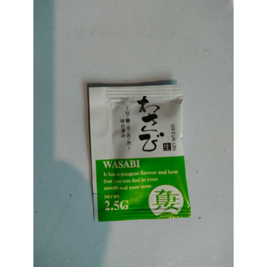 

Wasabi pasta sachet 2.5gram