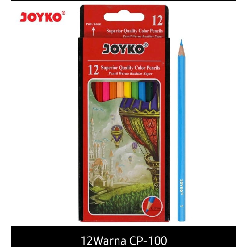 

PENSIL WARNA JOYKO 12 WARNA PANJANG/ PENSIL WARNA JOYKO ISI 24 PANJANG / PENSIL WARNA JOYKO / PENSIL WARNA