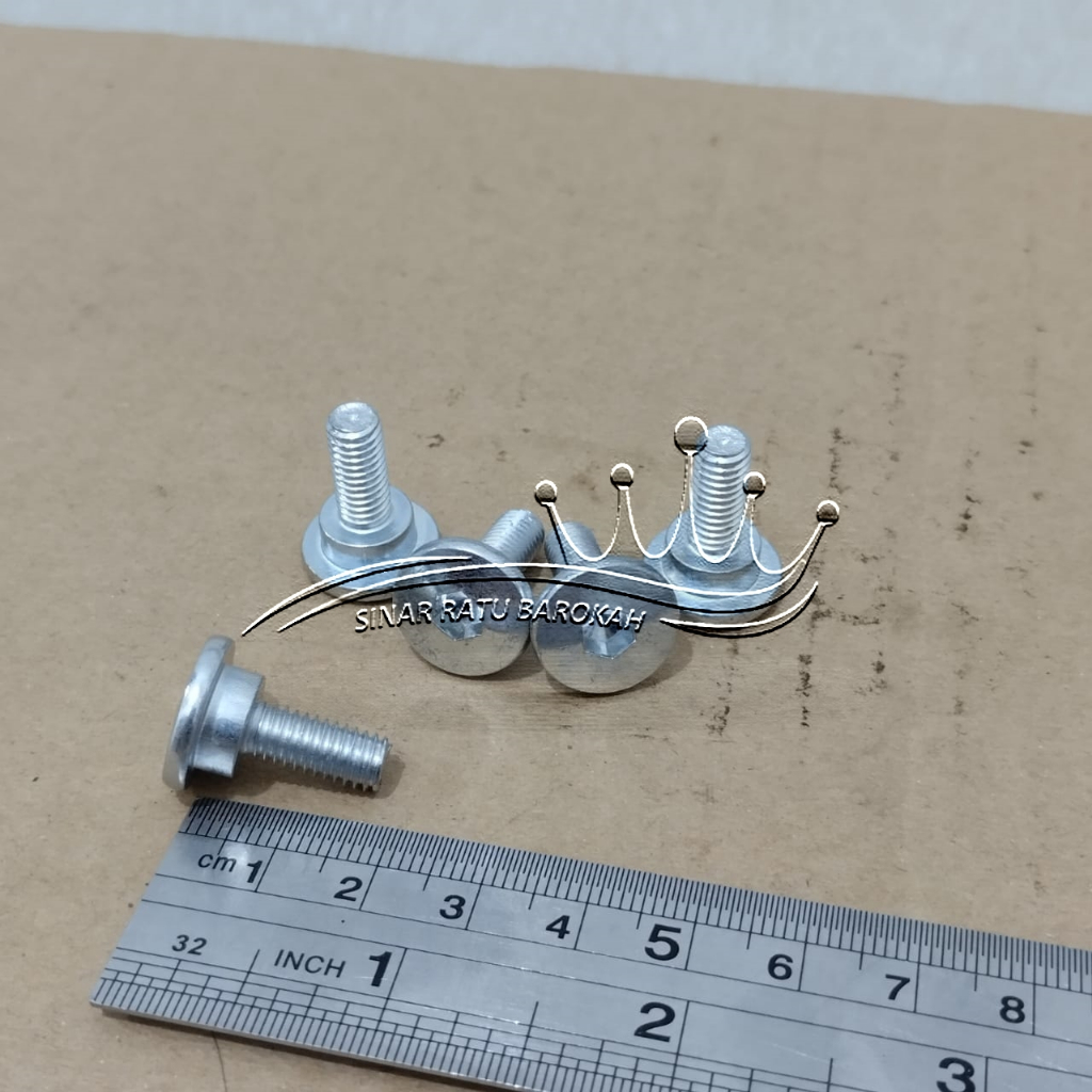 Baut L Cover BAUD Tutup CVT Honda Vario Beat M6X18 M6 X 18 FI STREET INJEKSI SCOOPY ESP BAUT 10