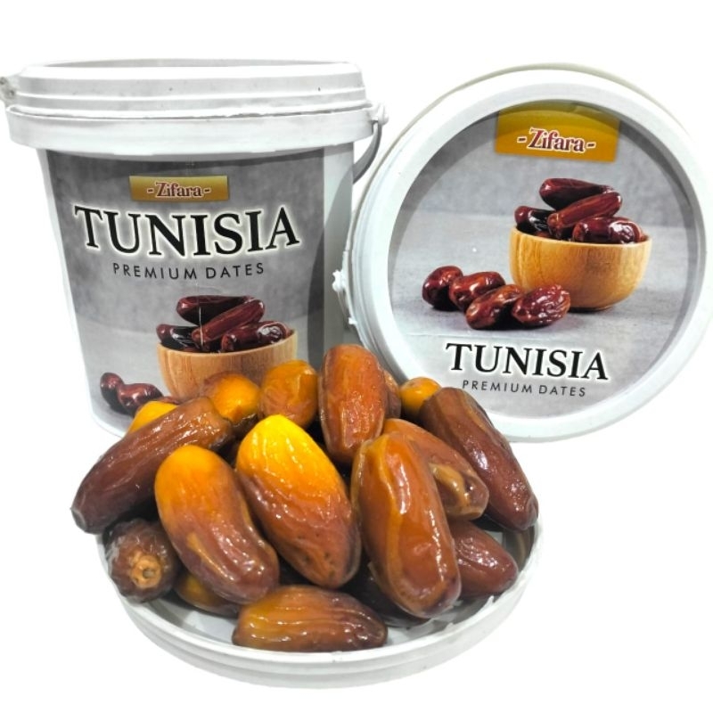

Kurma Tunisia Madu Ember Zifara 850gr Deglet Noor Premium Dates