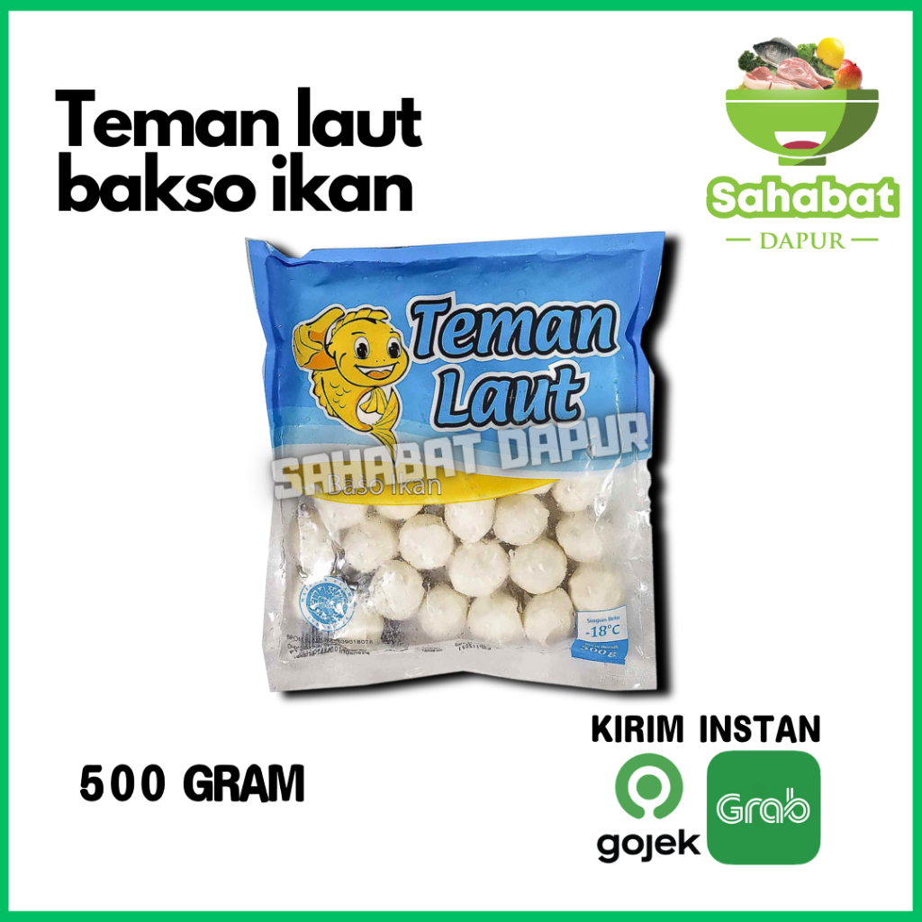 

Teman Laut Bakso Ikan / Bakso Ikan Enak 500gr