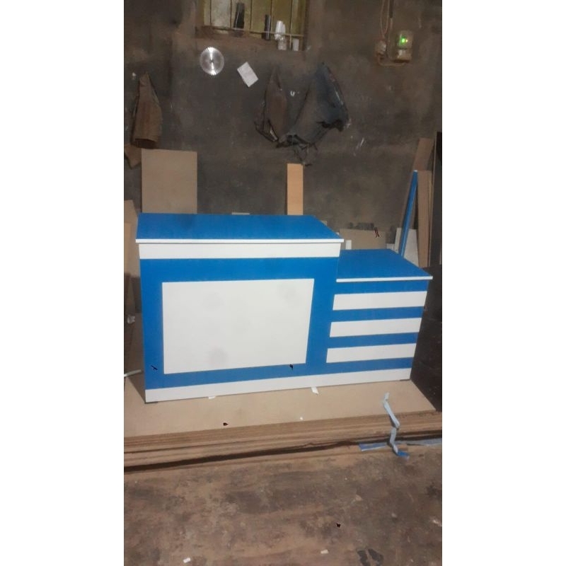 MEJA KASIR LAUNDRY MEJA TOKO MEJA KASIR MINIMALIS MEJA KLINIK MEJA RESEPSIONIS BEST SELLER MEJA TIMB