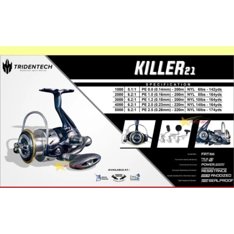 Reel/Kerek Tridentech Killer 1000/3000