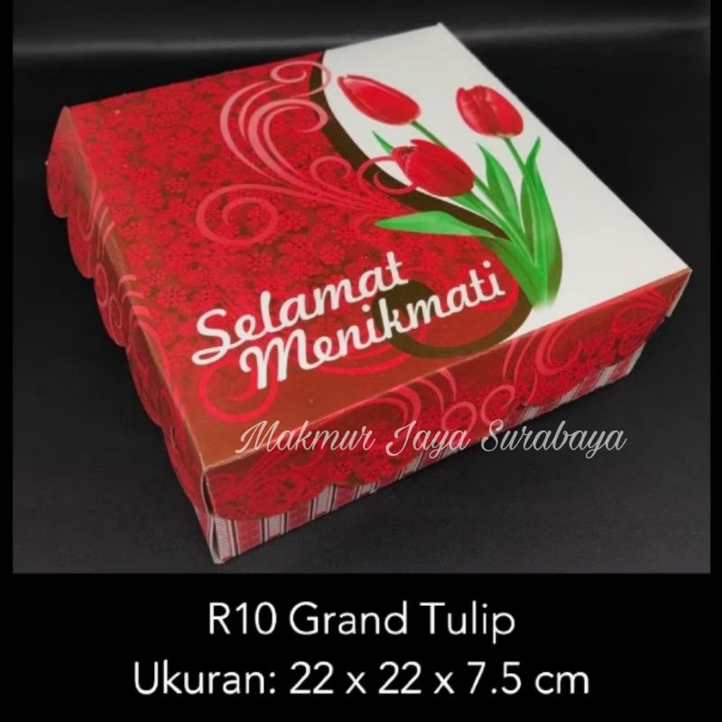 

Dus Nasi R10 Grand Tulip 22x22x7.5 cm/Kotak Nasi 22x22 Motif/Dus Nasi 22x22/Dus Nasi R10/Kotak Nasi R10/Kerdus Nasi Hajatan/Box Catering/Kerdus Nasi Motif/Box Nasi Motif