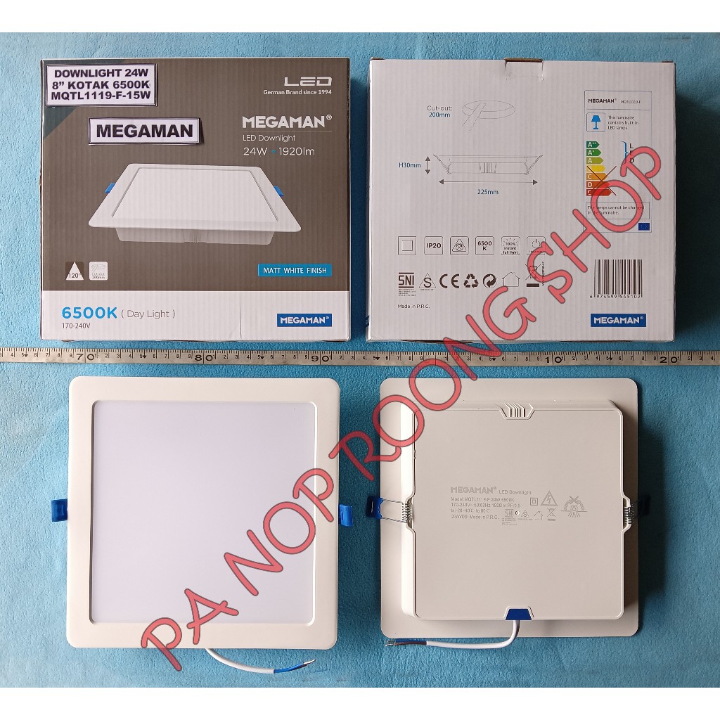 DOWNLIGHT 24W 8" KOTAK MEGAMAN
